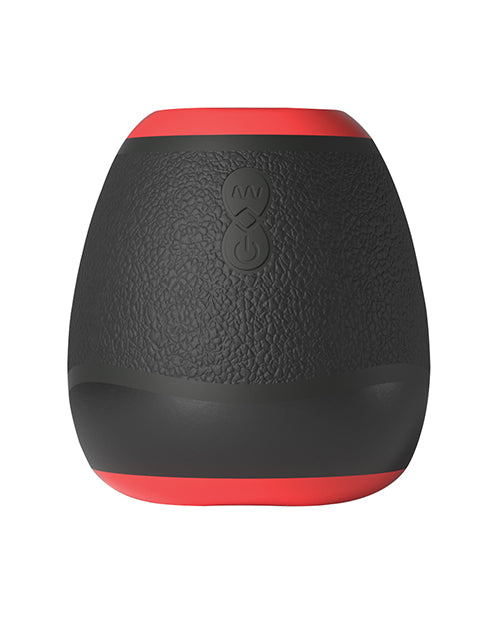 Ninja Open-Ended Vibrating Stroker Male Masturbator - Black