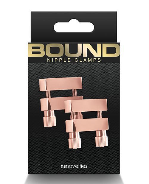 Bound Nipple Clamps - Rose Gold