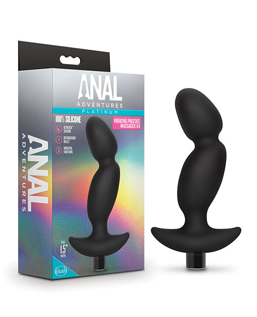Blush Anal Adventures Platinum Silicone Vibrating Prostate Massager 04&