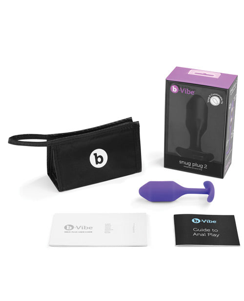 B-vibe Weighted Snug Plug 2 - 114 G