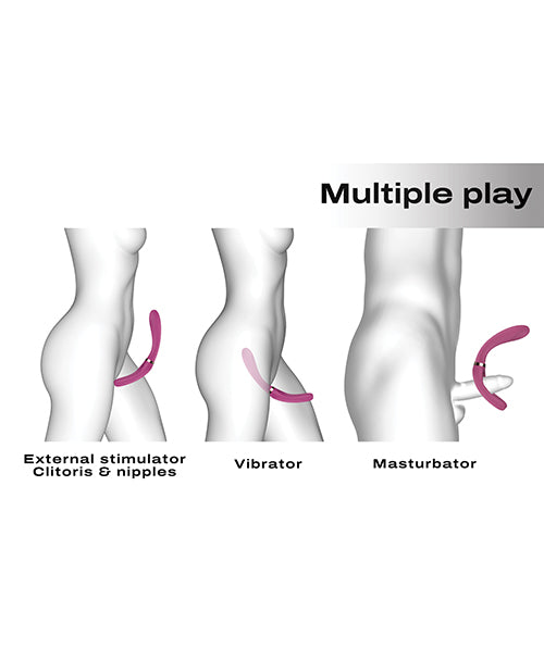 Dorcel Infinite Joy Bendable Forked Vibrator