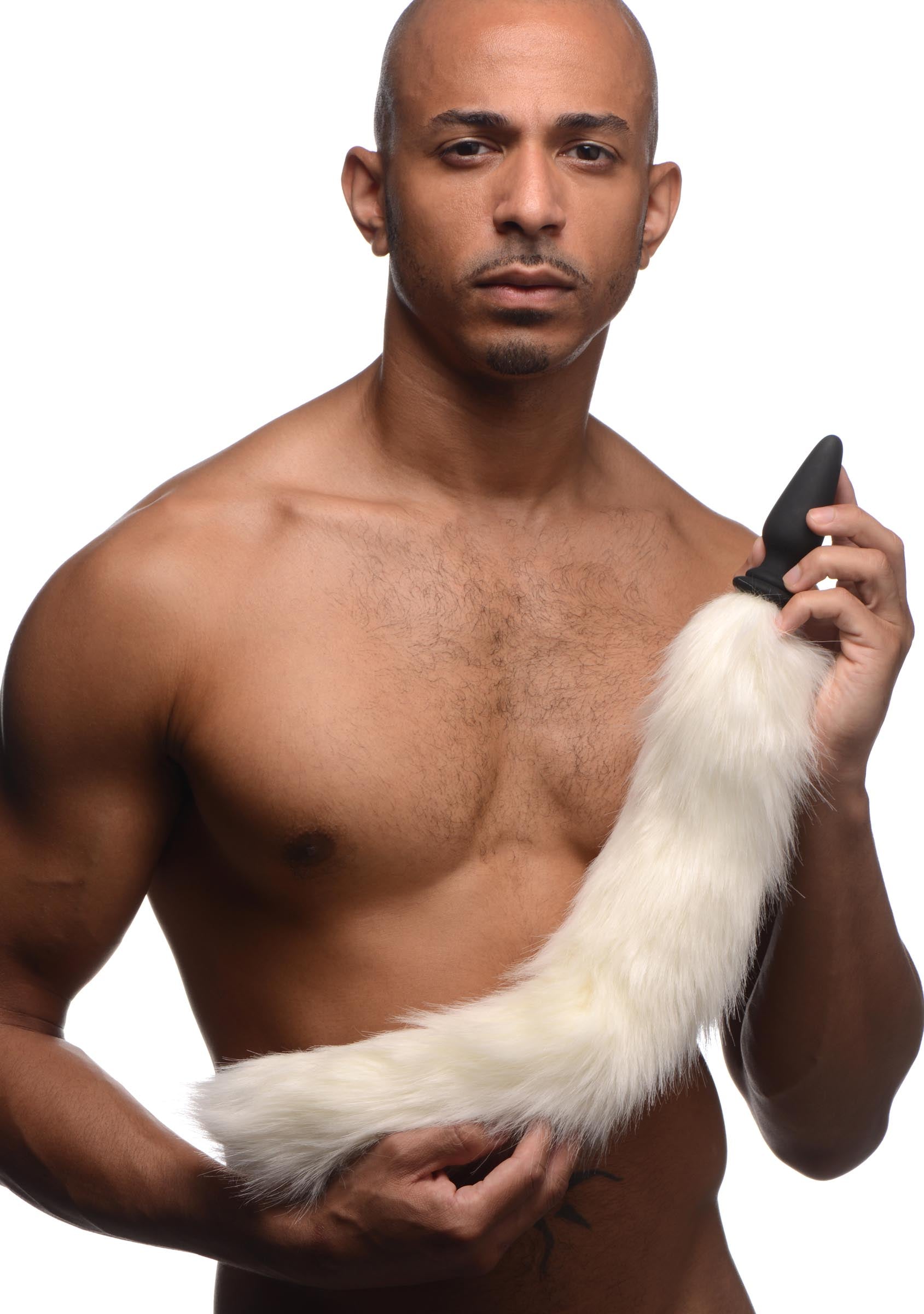Small Anal Plug With Interchangeable Fox Tail