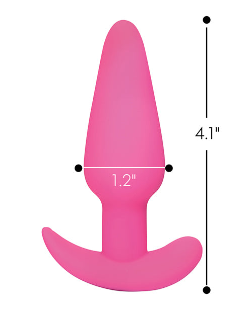 Bang! 21x Vibrating Silicone Butt Plug W/remote