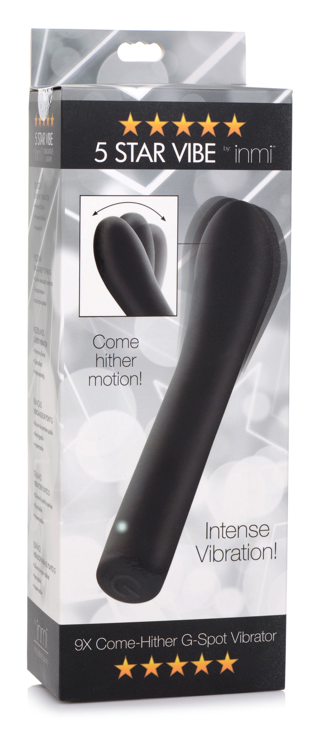 5 Star 9x Come-hither G-spot Silicone Vibrator