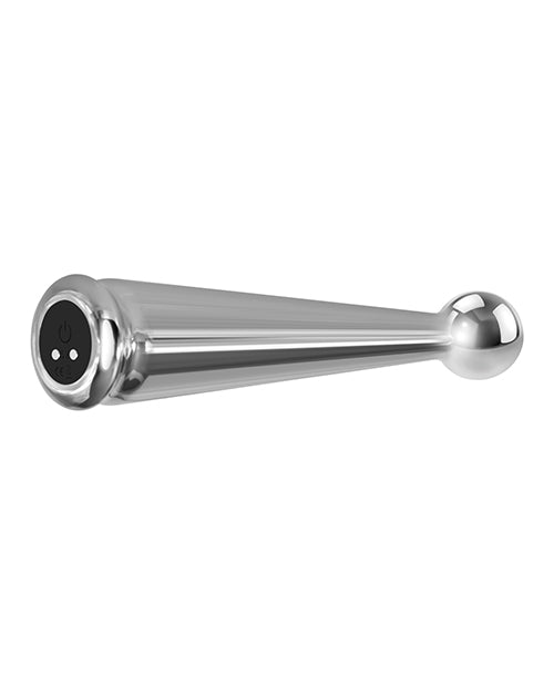 Adam & Eve Tease Me Rechargeable Metal Vibrator - Chrome