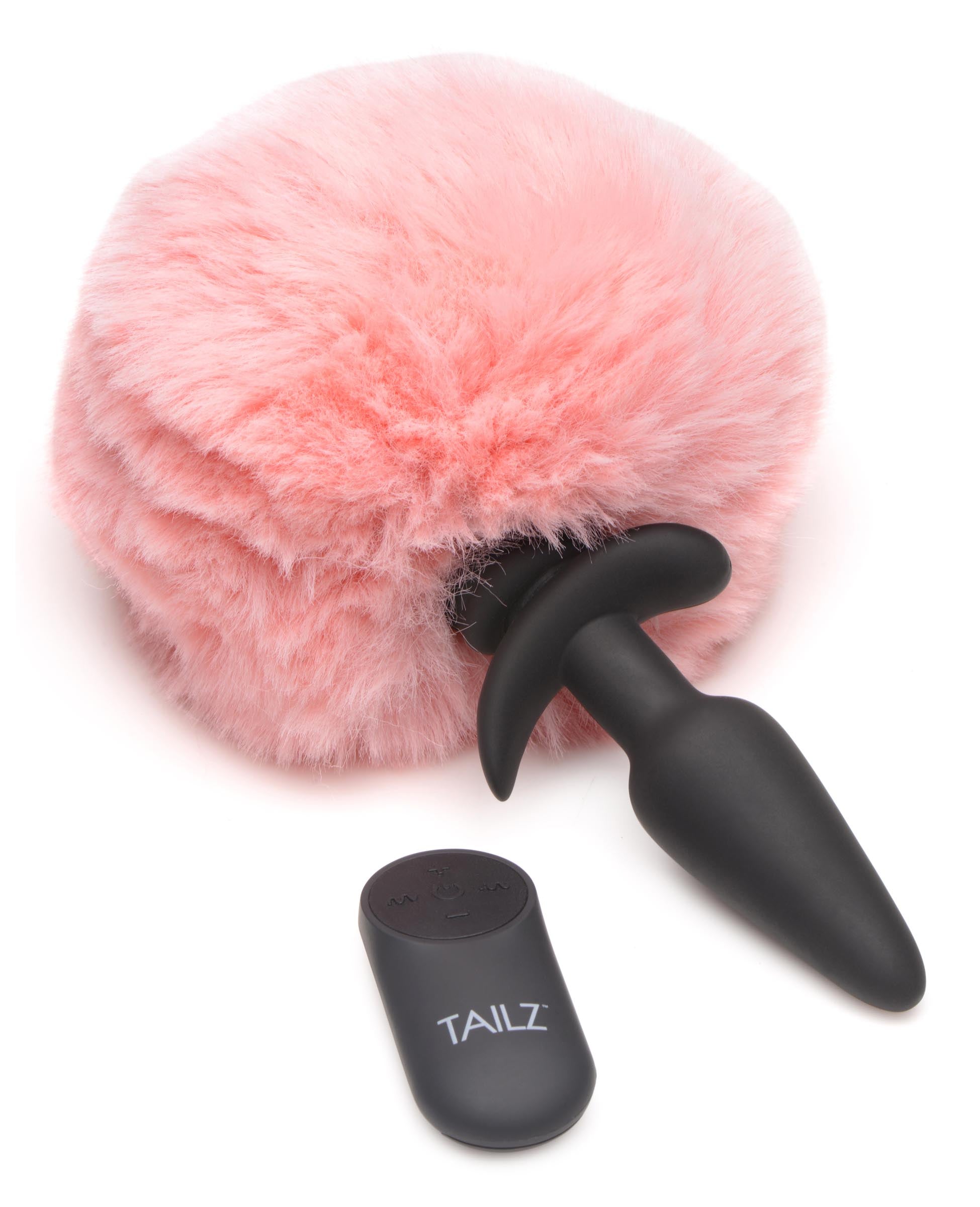 Small Vibrating Anal Plug With Interchangeable Bunny Tail
