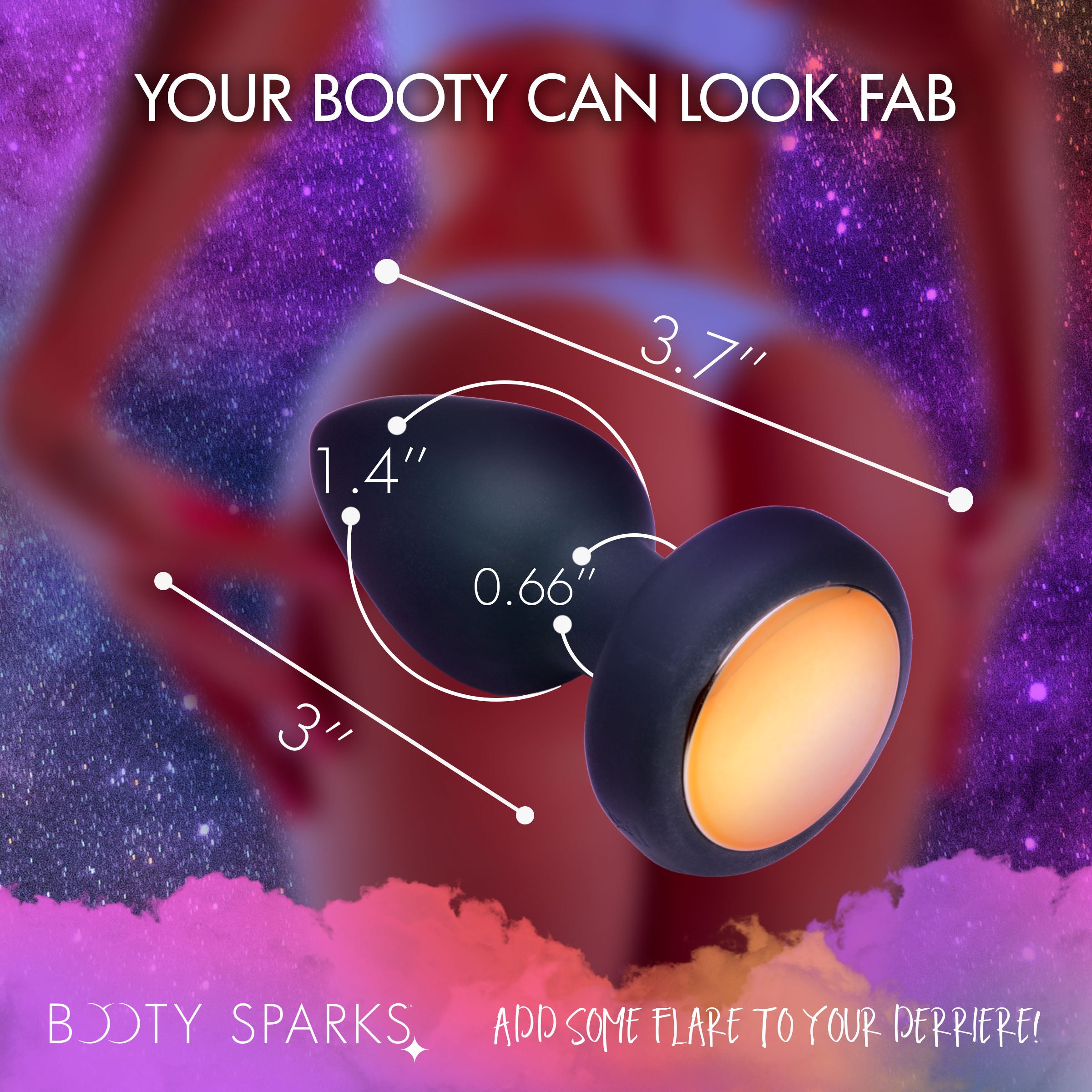 7x Light Up Rechargeable Anal Plug