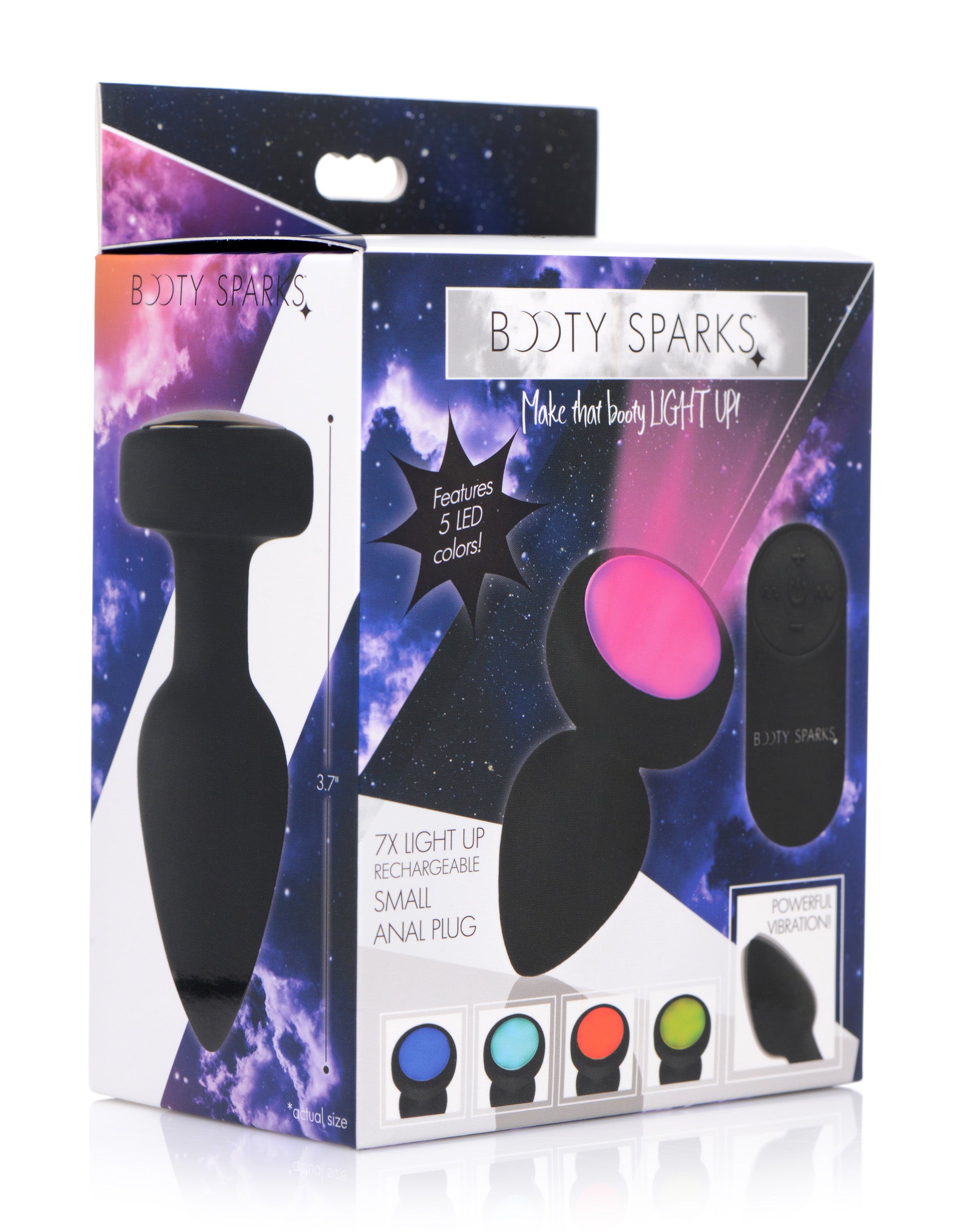 7x Light Up Rechargeable Anal Plug