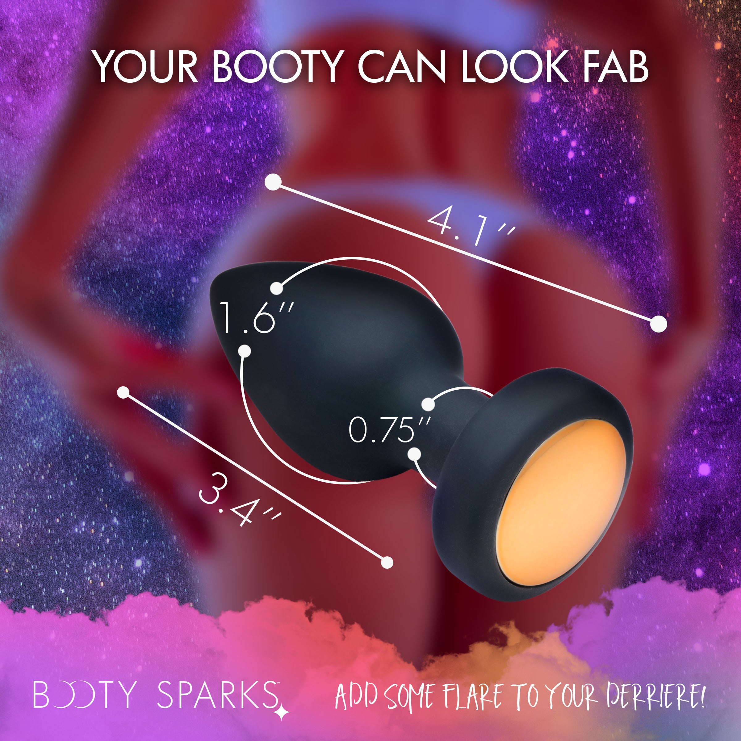 7x Light Up Rechargeable Anal Plug