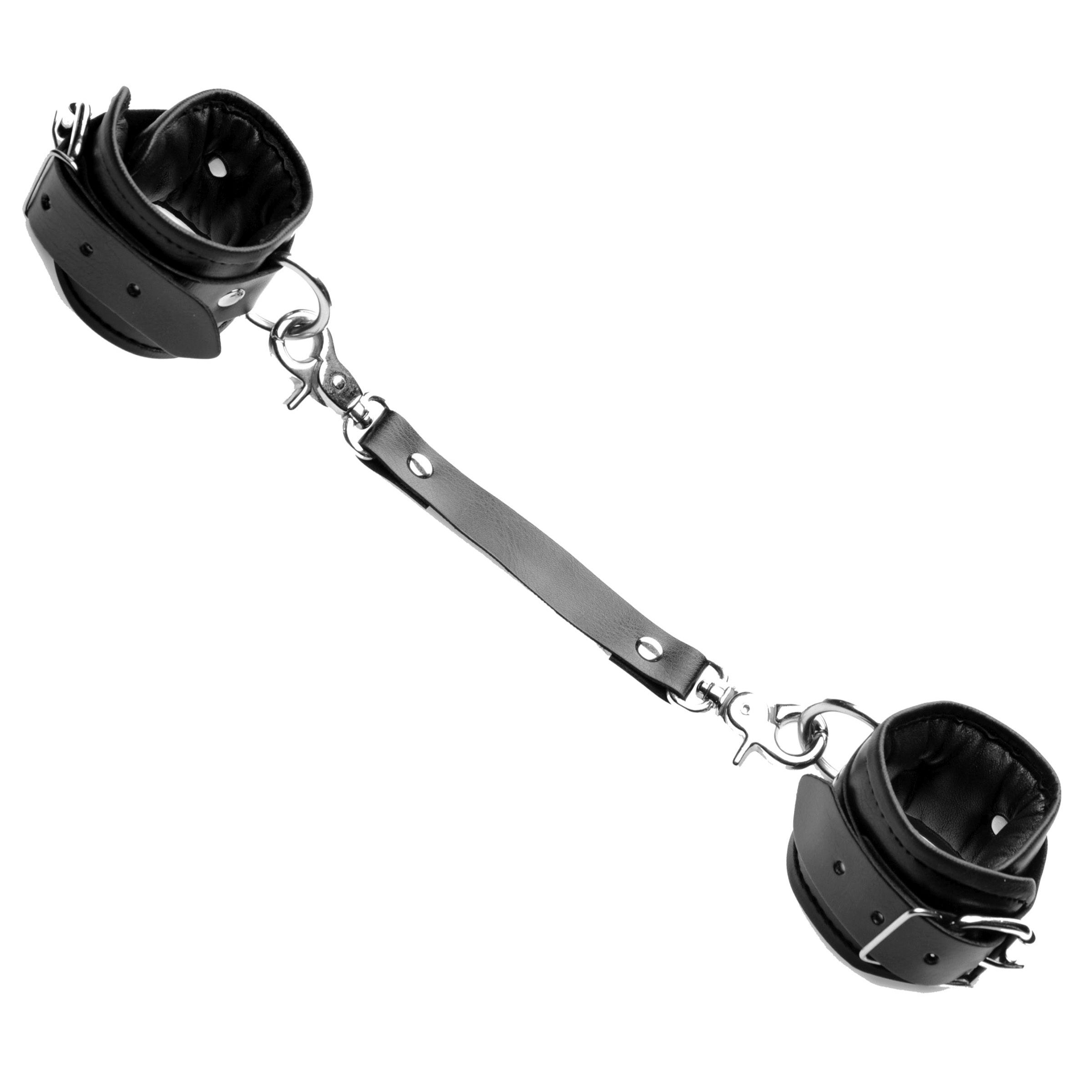 Strap Linked Bondage Cuffs -