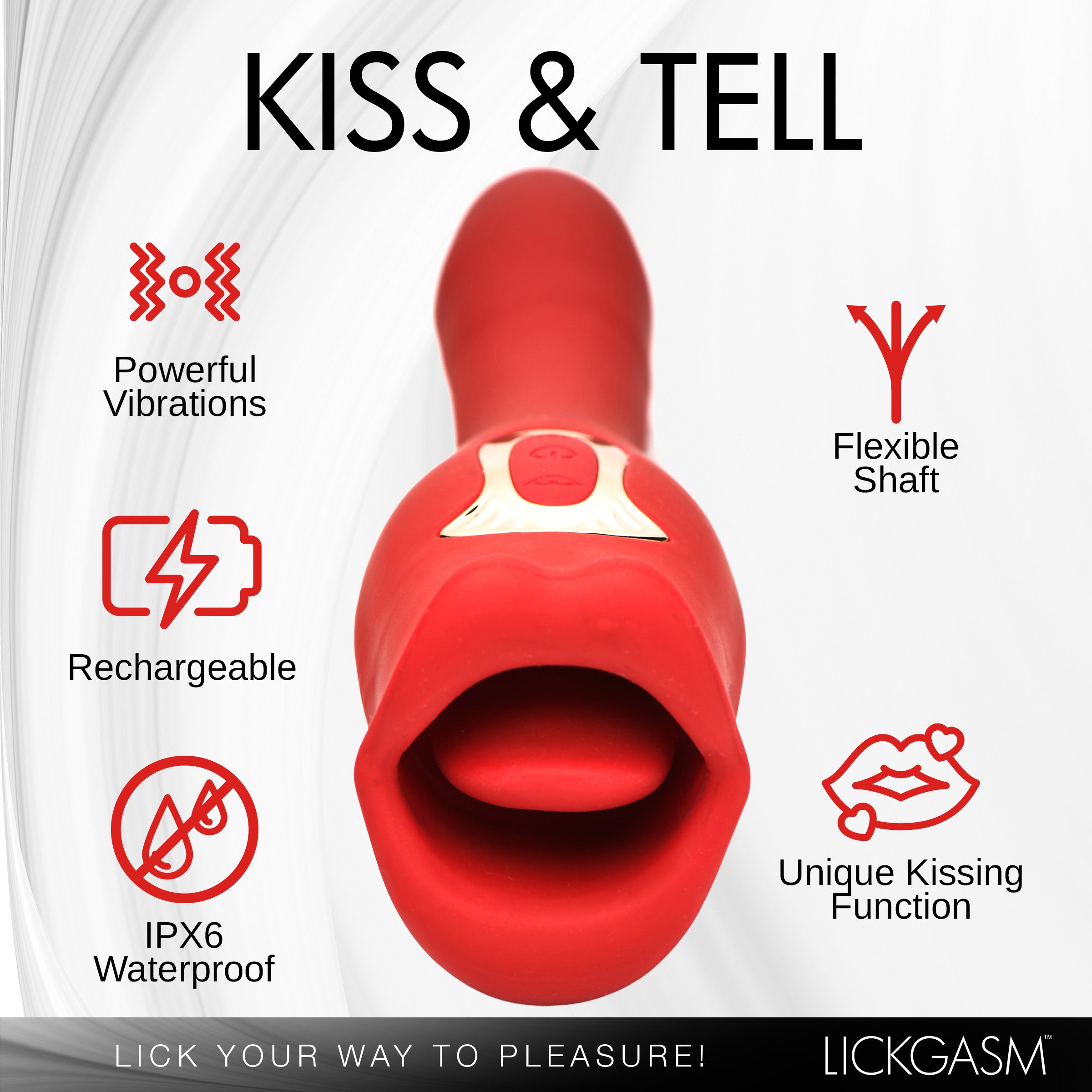 Kiss And Tell Pro Dual-ended Kissing Vibrator