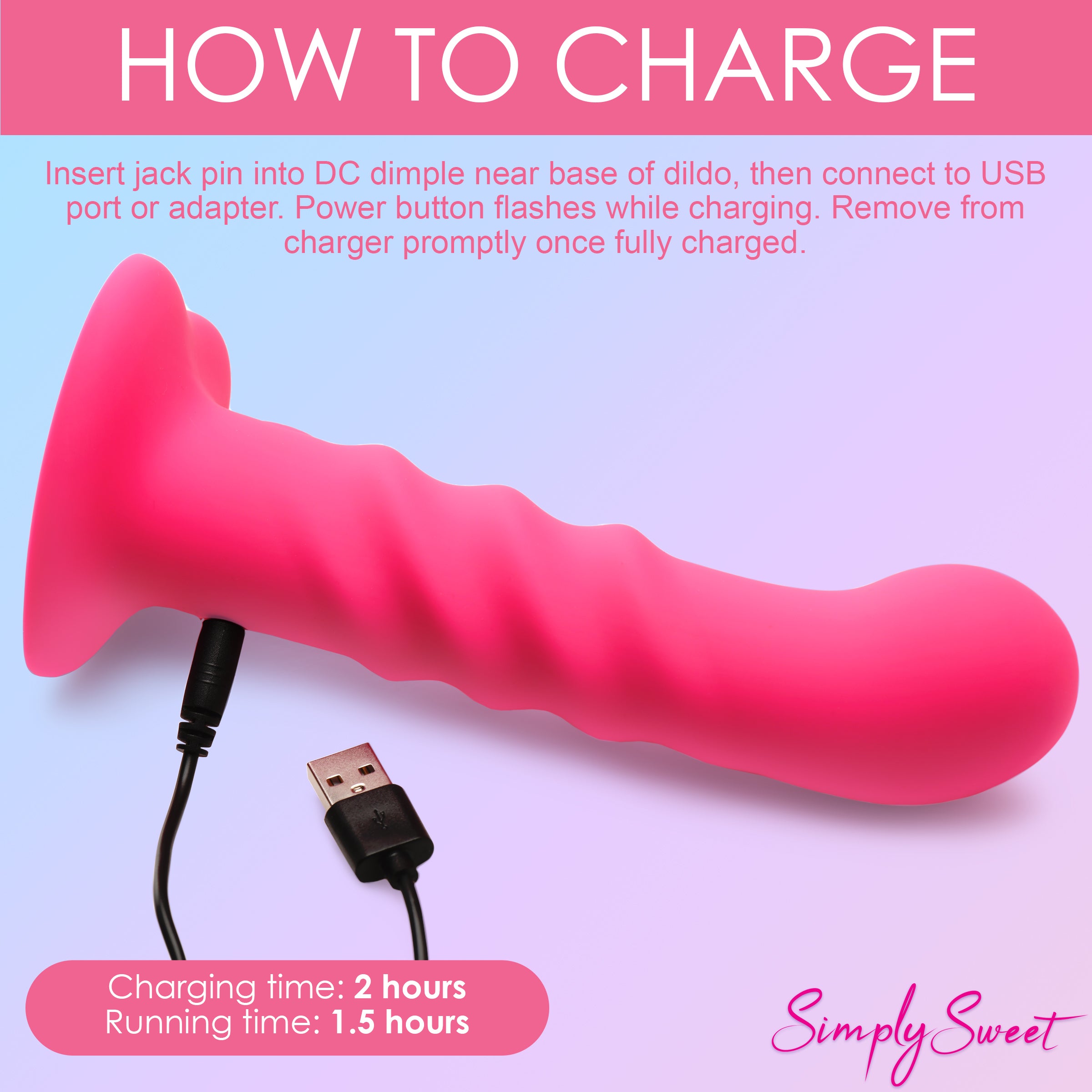 21x Vibrating Ribbed Silicone Dildo