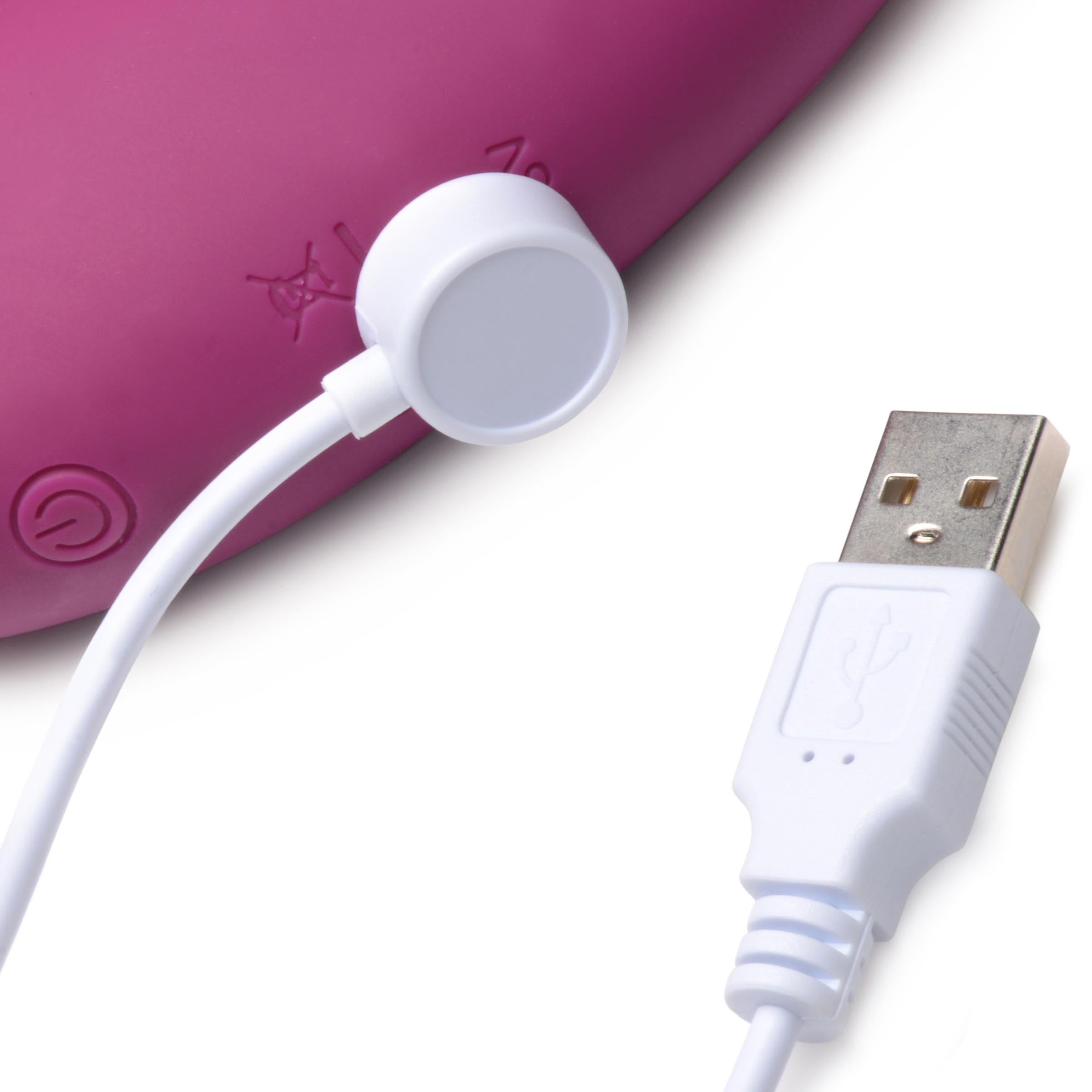 7x 180 Degree Rotating Silicone Swivel Licking Vibrator