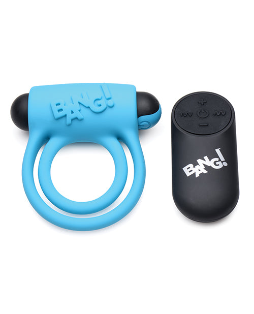 Bang! Vibrating Cock Ring & Bullet W/remote Control