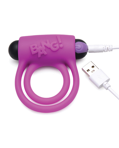 Bang! Vibrating Cock Ring & Bullet W/remote Control