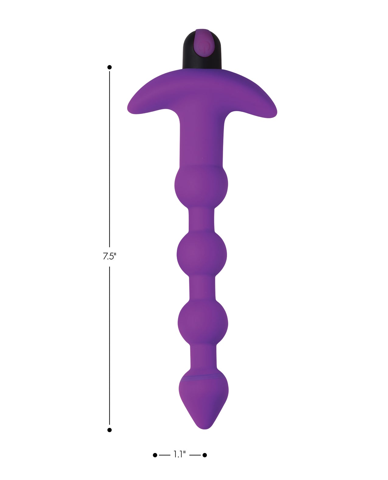 Bang! 28X Vibrating Silicone Anal Beads w/Remote Control