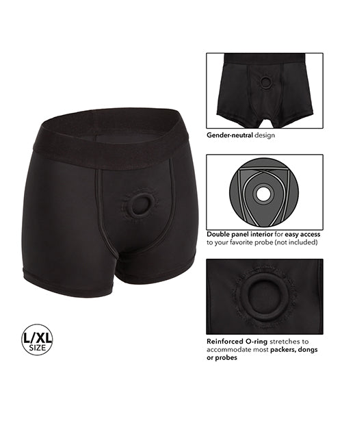 Her Royal Harness Boxer Brief - Black