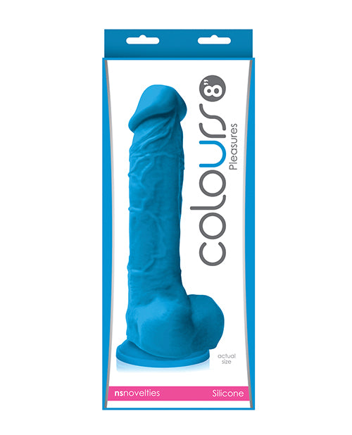 "Colours Pleasures 8"" Dildo W/suction Cup"