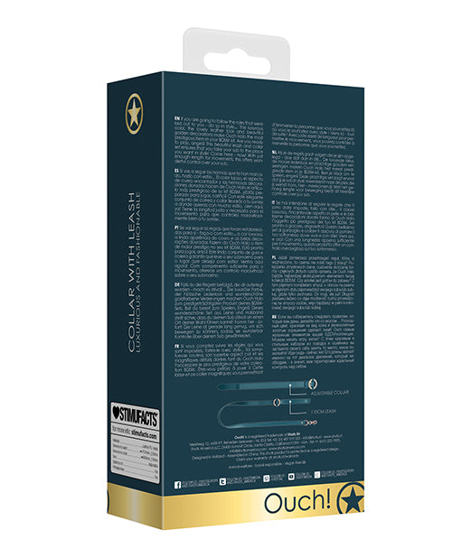 Shots Ouch Halo Collar W/leash