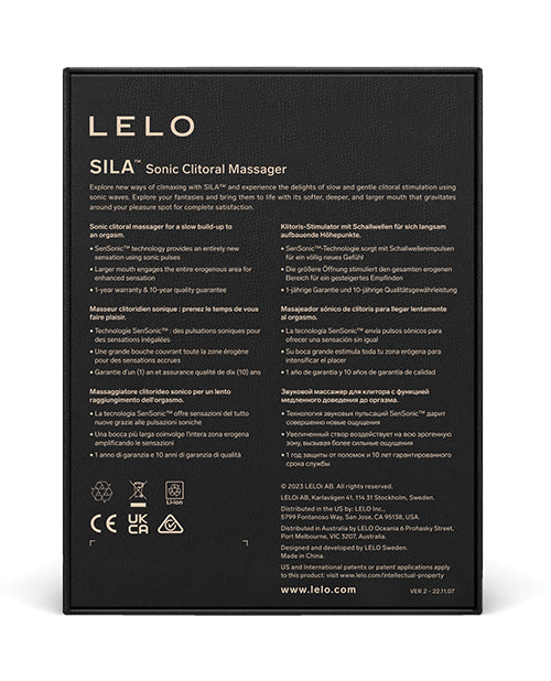 Lelo Sila Sonic Clitoral Massager
