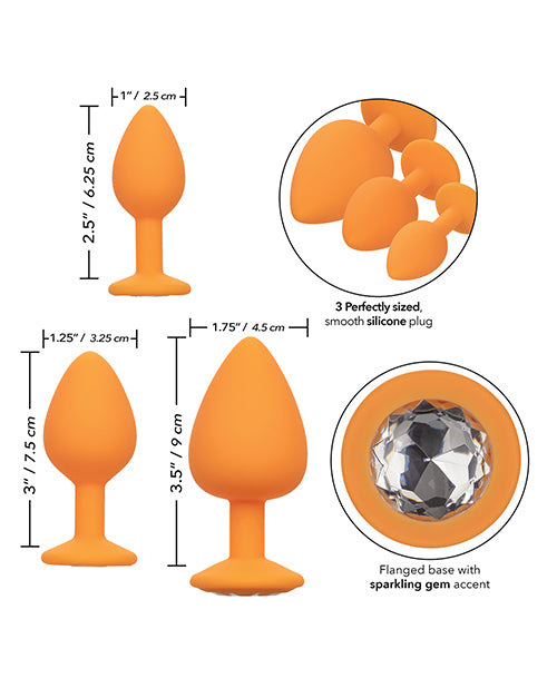 Cheeky Gems 3 Pc Plug Set