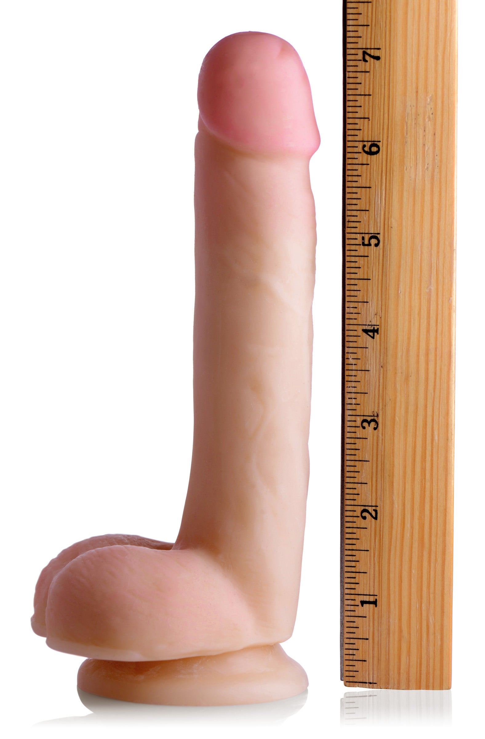 Slim Skintech Realistic Dildo With Balls