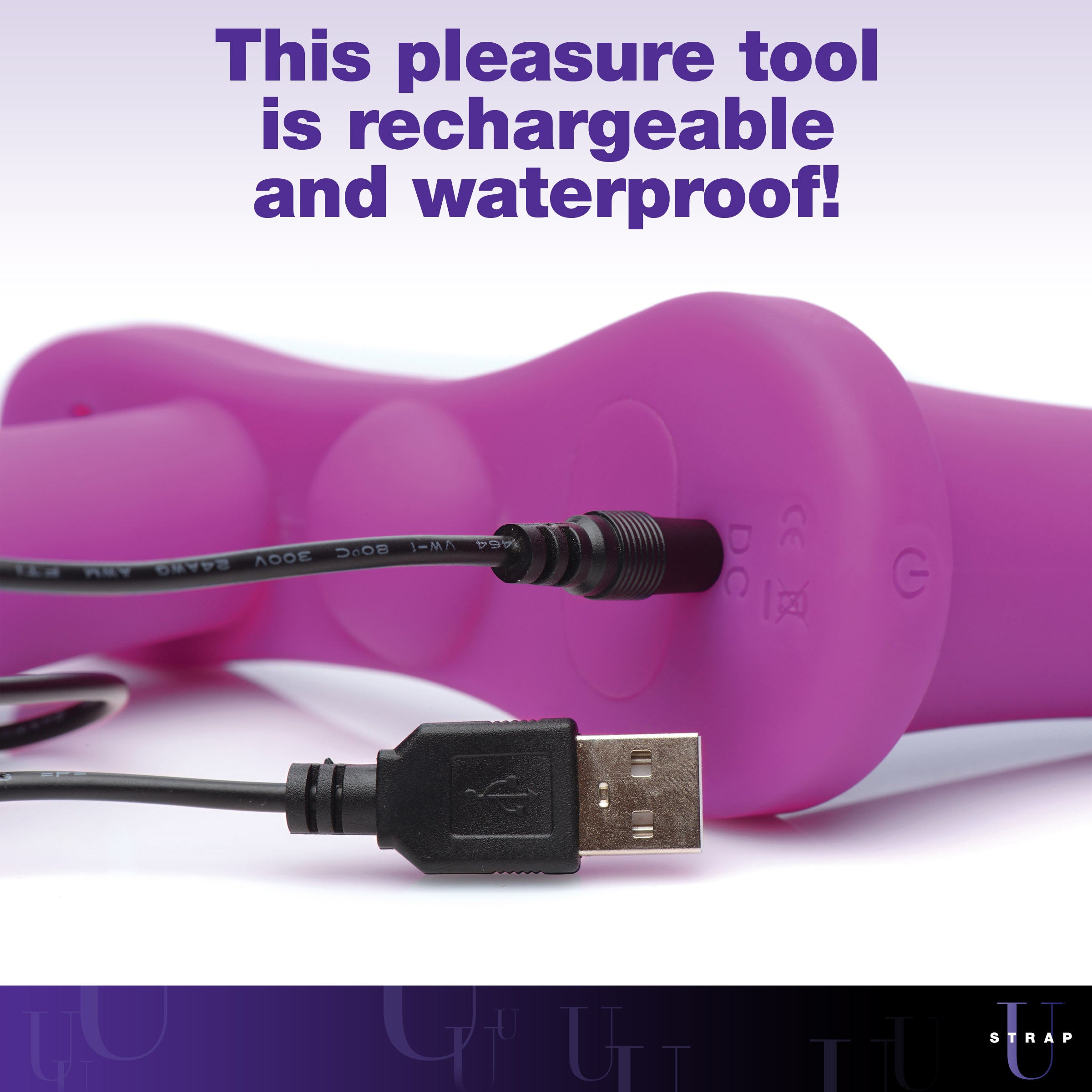 Double Take 10x Double Penetration Vibrating Strap-on Harness -