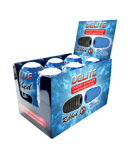 Deelite Pocket Stroker Masturbators Display - Display of 6