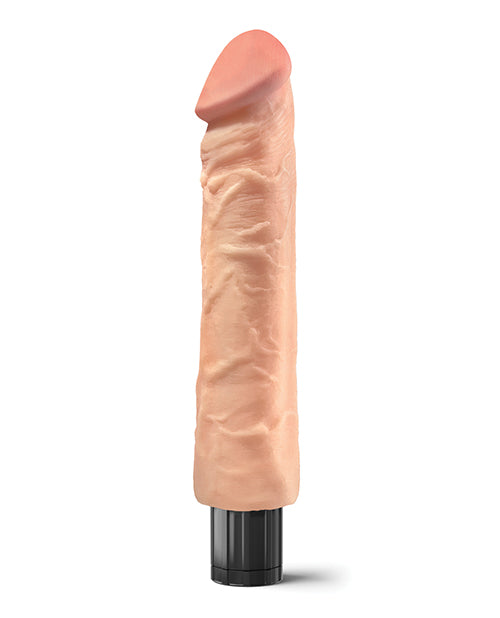 Real Feel No. 12 Long 10" Vibe Waterproof - Mutli-speed Flesh