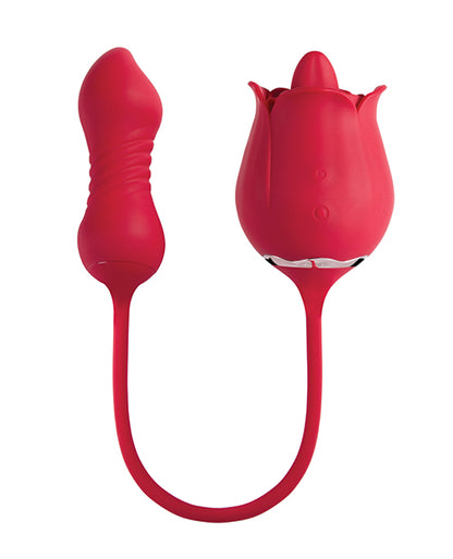 Fiona Plus Rose Clit Licking Stimulator &amp; Thrusting Egg
