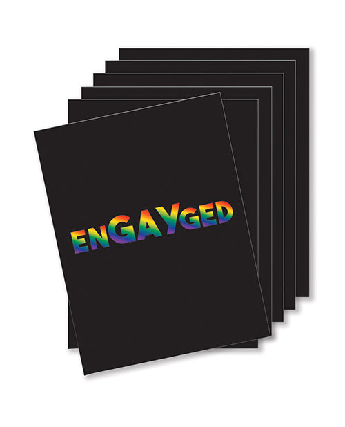 Engayged Naughty Greeting Card - Pack o