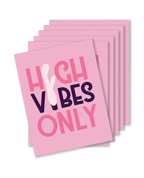 High Vibes Naughty Greeting Card - Pack