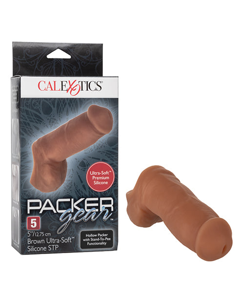 Packer Gear 5&quot; Ultra Soft Silicone STP - Brown