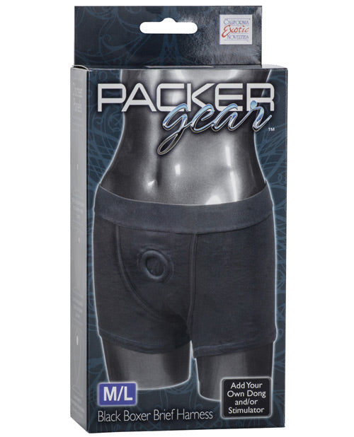 Packer Gear Black Boxer Harness M/l