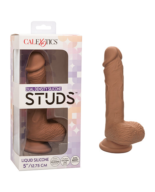 Silicone Studs Dual Dense 5 Chocolate