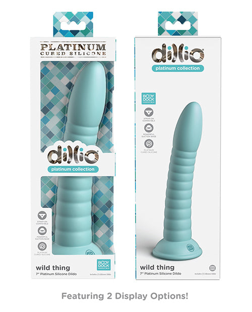 Dillio Platinum 7&quot; Wild Thing Silicone Dildo