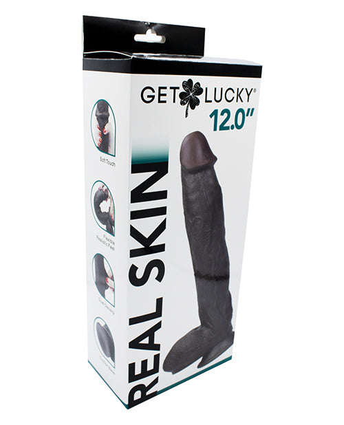 Get Lucky 12&quot; Real Skin Series - Dark Brown