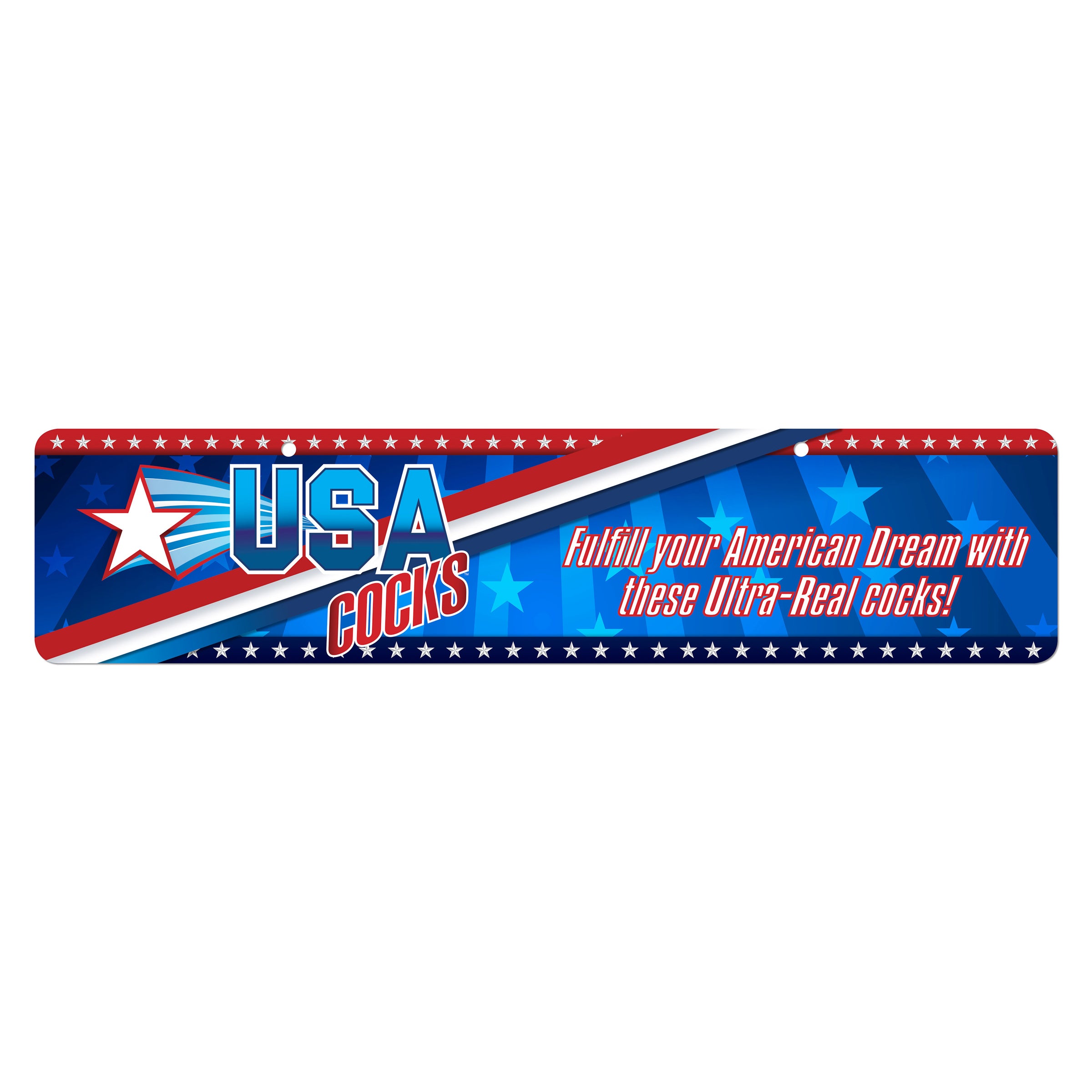 Usa Cocks Display Sign