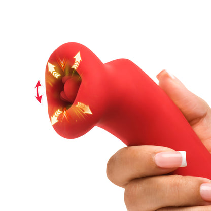 Plump Kiss Sucking And Vibrating Clitoral Stimulator