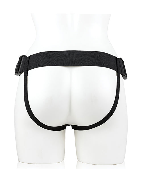 Shots Realrock 8&quot; Vibrating Hollow Strap On W/o Balls