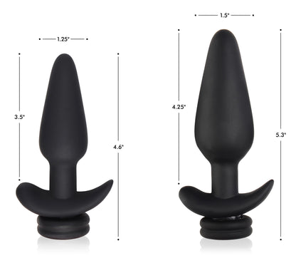 Large Vibrating Anal Plug With Interchangeable Bunny Tail