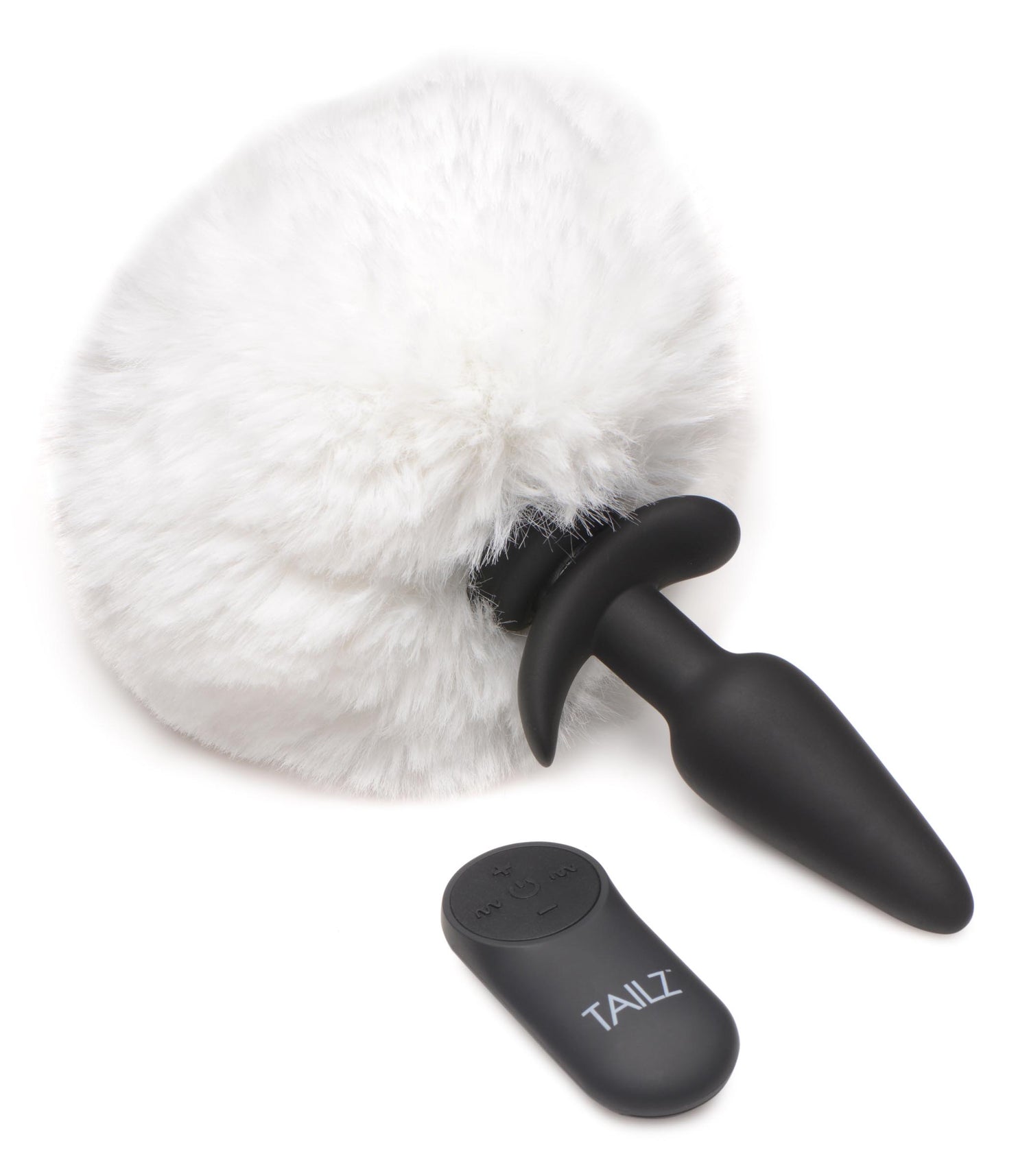 Small Vibrating Anal Plug With Interchangeable Bunny Tail