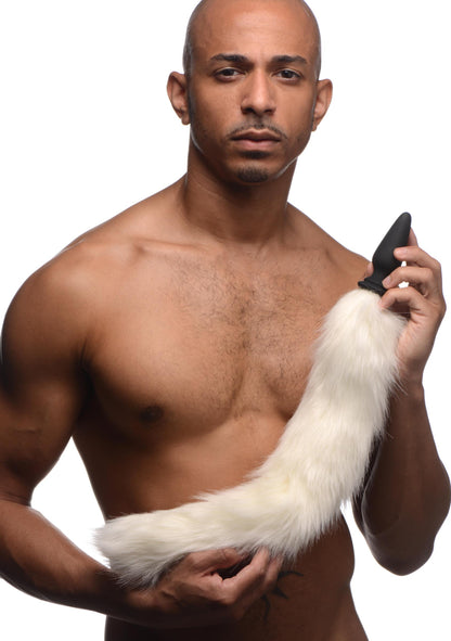 Small Anal Plug With Interchangeable Fox Tail