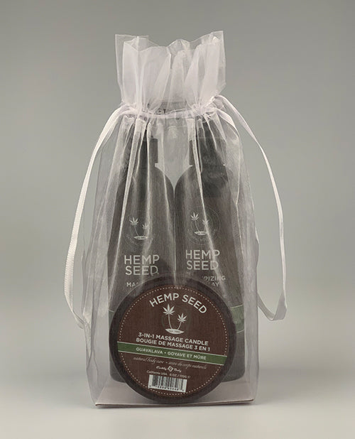 Earthly Body Bundle Buy Two Get One Free - Guava Oil Spray, Candle &amp; Massage Lotion