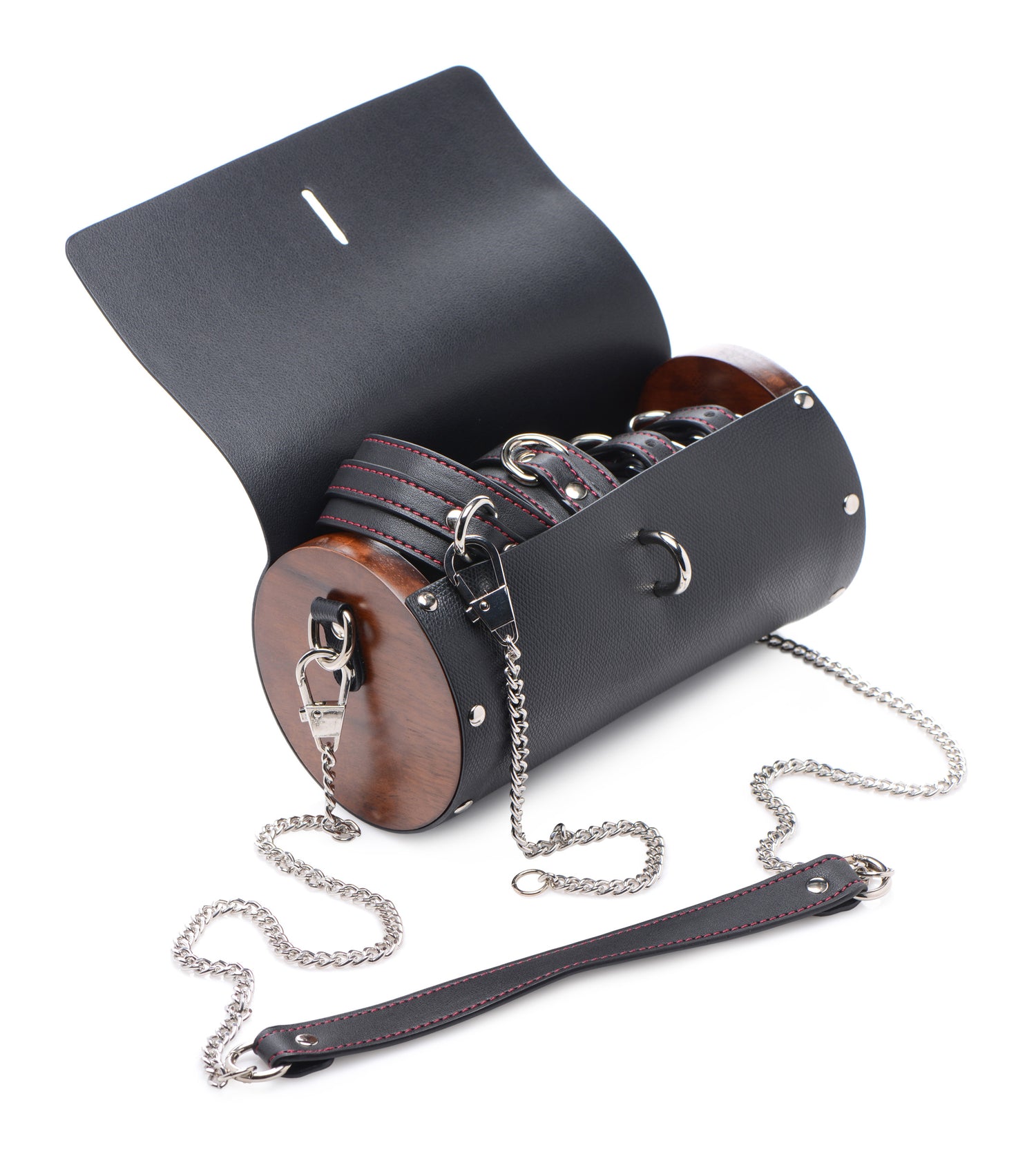 Master Series Kinky Clutch Black Bondage Set w/Carrying Case