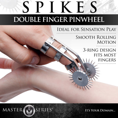 Spikes Double Finger Pinwheel