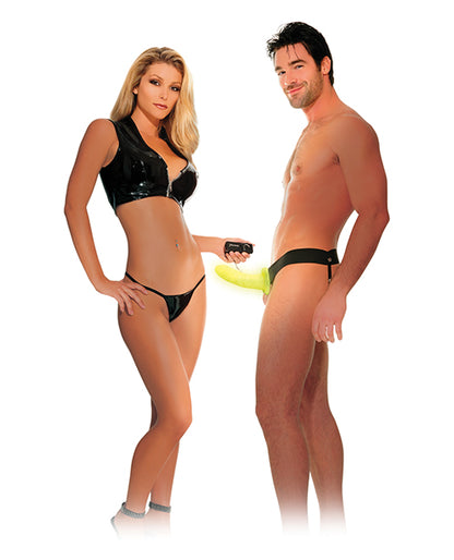 Fetish Fantasy Series For Him Or Her Vibrating Hollow Strap On