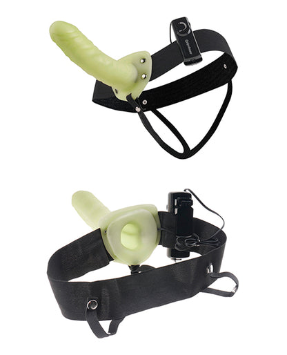 Fetish Fantasy Series For Him Or Her Vibrating Hollow Strap On