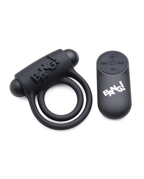 Bang! Vibrating Cock Ring &amp; Bullet W/remote Control