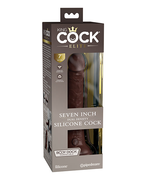 King Cock Elite 7&quot; Dual Density Silicone Cock